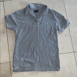 Zara men’s grey polo